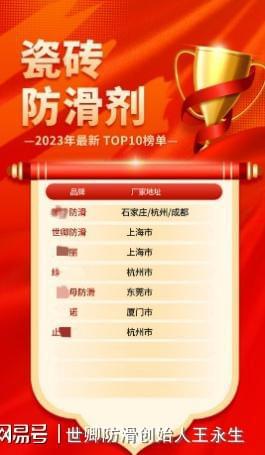 砖防滑剂前十名真相大揭秘尊龙凯时新版APP首页瓷(图3)